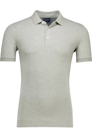 Cavallaro Napoli Bavone polo gemeleerd katoen slim fit