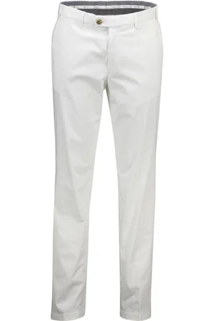 Hiltl P Ama pantalon effen normale fit katoen