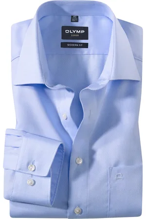 Olymp Overhemd uni oxford look modern fit