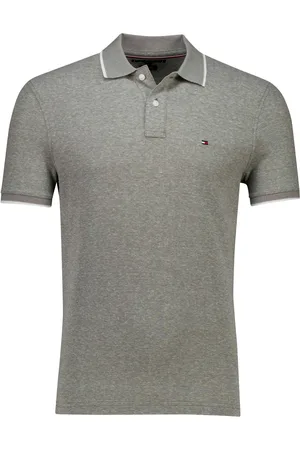 Tommy Hilfiger Polo gemeleerd Linen Cotton pique