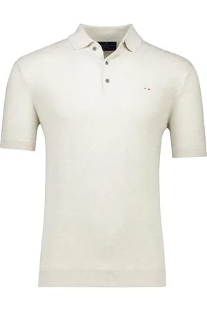 Portofino Poloshirt korte mouw gemeleerd