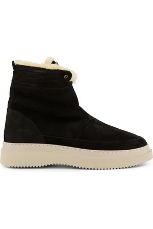 rehab Navy boots effen leer