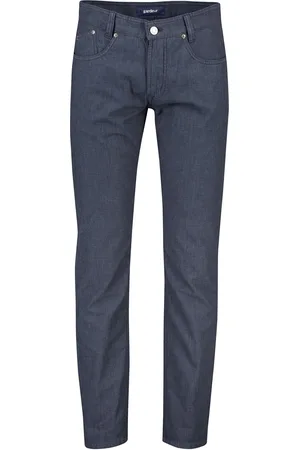 Atelier Gardeur Broek 5 pocket blauw katoen