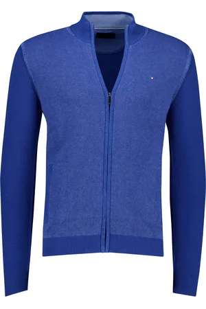 Portofino Vest effen washed look normale fit
