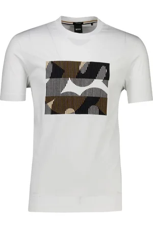 HUGO BOSS Boss Black C-Thompson T-shirt print effen normale fit