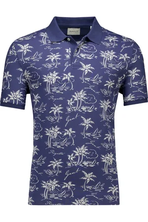 GANT Polo geprint 2-knoops normale fit