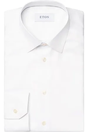 Eton Overhemd effen slim fit