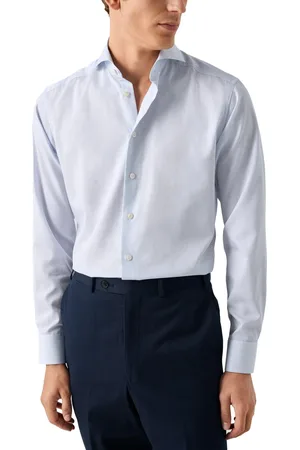 Eton Overhemd Twill 100% katoen super slim fit