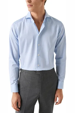 Eton Overhemd Fine Stripe Signature Twill slim fit