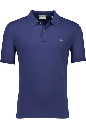 GANT Shield polo regular fit donkerblauw