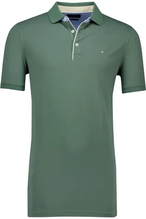 Portofino Katoenen polo korte mouw extra lang pique