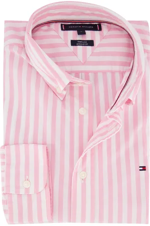 Tommy Hilfiger Overhemd gestreept regular fit katoen