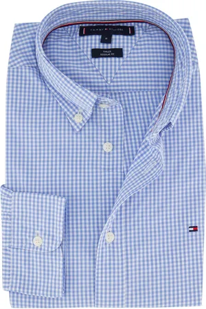 Tommy Hilfiger Overhemd wit geruit katoen