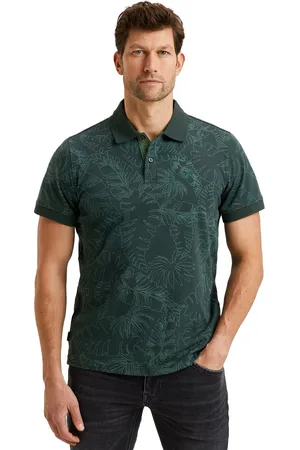 PME Legend™ Allover print polo pique katoen 2-knoops