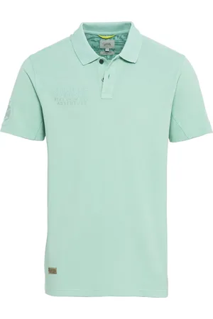 Camel Active Poloshirt wijde fit effen katoen