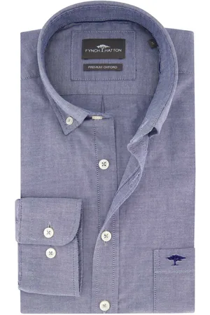 Fynch-Hatton Premium Oxford overhemd navy