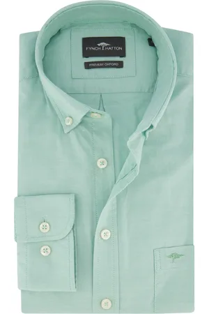 Fynch-Hatton Premium Oxford overhemd borstzak