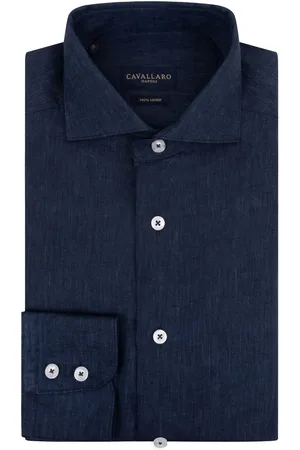 Cavallaro Napoli Firento overhemd effen slim fit