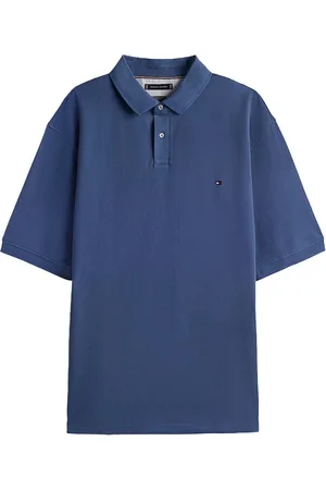 Tommy Hilfiger Polo blauw 1985 Plus Size 2-knoops