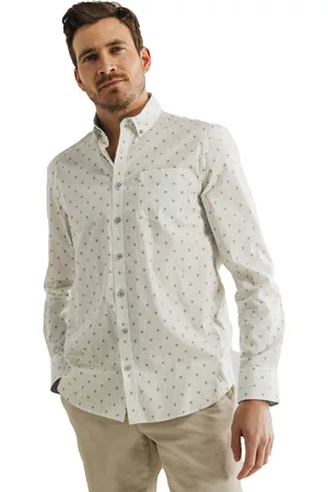 State of art Overhemd en blauw print