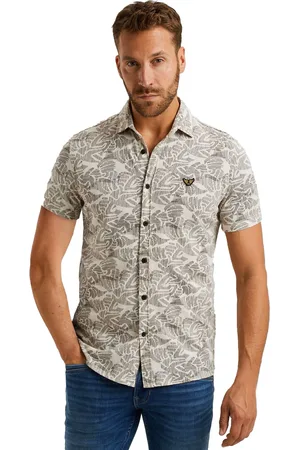 PME Legend™ Overhemd korte mouw geprint katoen regular fit