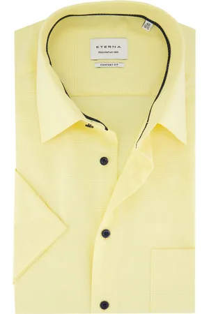 ETERNA Overhemd comfort fit effen borstzak