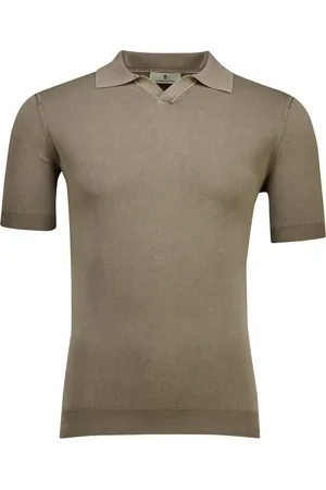 Thomas Maine Polo v-hals effen normale fit