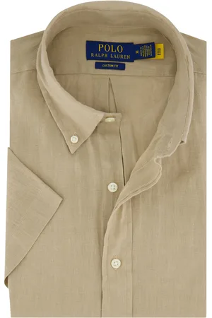 Ralph Lauren Overhemd korte mouw 100% linnen