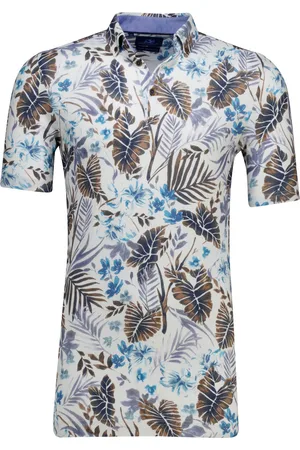 Eden Valley Polo extra lang normale fit geprint bladen