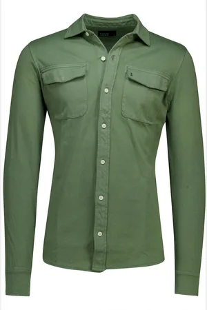 Butcher of Blue Overshirt met borstzakken