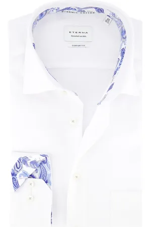 ETERNA Overhemd comfort fit lange mouw effen