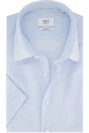 ETERNA Overhemd modern fit korte mouw katoen