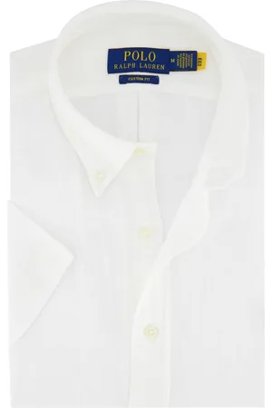 Ralph Lauren Custom Fit overhemd linnen effen