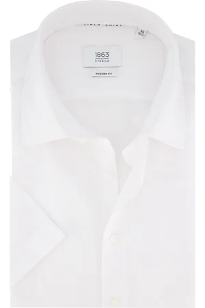 ETERNA Overhemd modern fit korte mouw effen