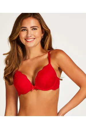 Push-up balconette-bh - Rood - DAMES