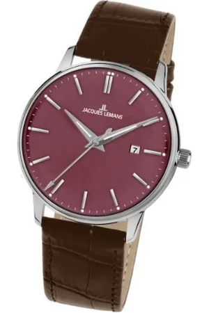 Jacques Lemans Herenhorloge Kwarts Zilver