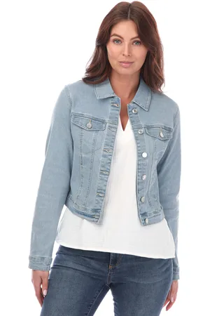 VERO MODA Luna denim jack voor dames, lichtblauw