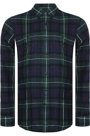 Dockers Geruit Heren Overhemd /Navy