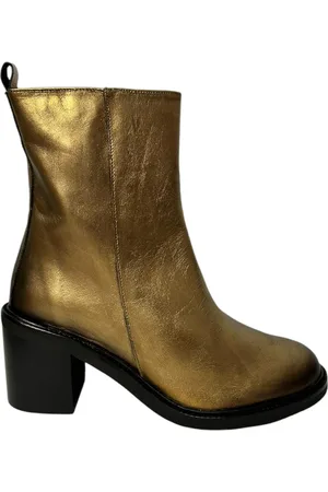 Belang Damenstiefelette gold
