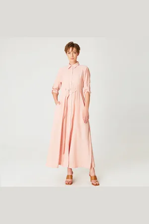 Smart & Joy Lange minimalistische shirtjurk