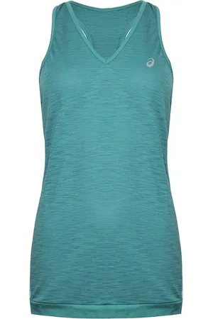 Asics FuzeX Womens Teal Tank Top