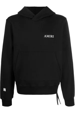 AMIRI Puff-logo zwarte hoodie