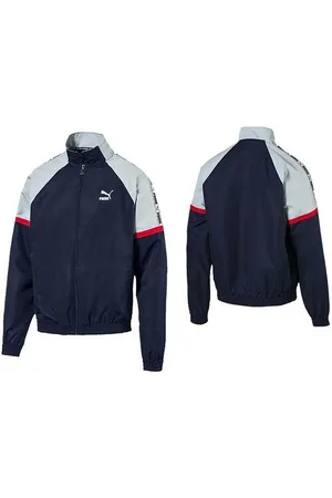 PUMA XTG Blauw Geweven Track Jas - Heren