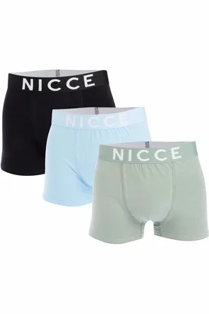 Nicce London Heren Jayden 3 Pack Boxershort in Multi