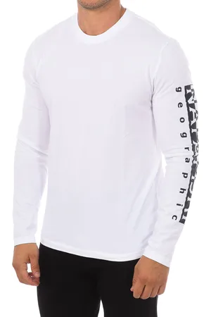 Napapijri Heren-T-shirt met lange mouwen en ronde hals NP0A4H9C