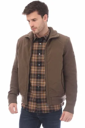 Belstaff Herenvest Merino Wool Ward met rits in