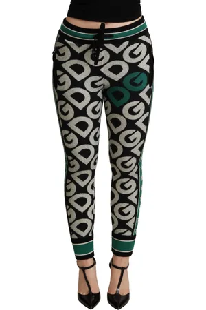 Dolce & Gabbana Prachtige wollen jacquard joggingbroek