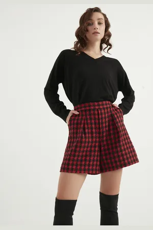 HERITA Long patroon shorts