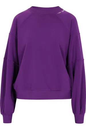 Dreimaster Sweatshirt Dames donkerpaars