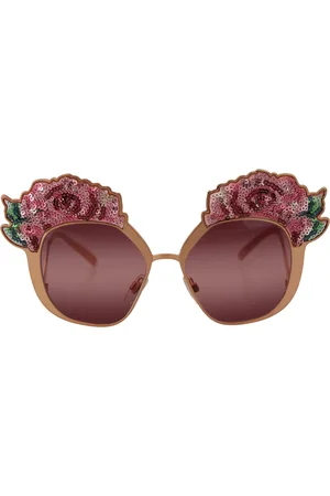 Dolce & Gabbana Geborduurde zonnebril met pailletten